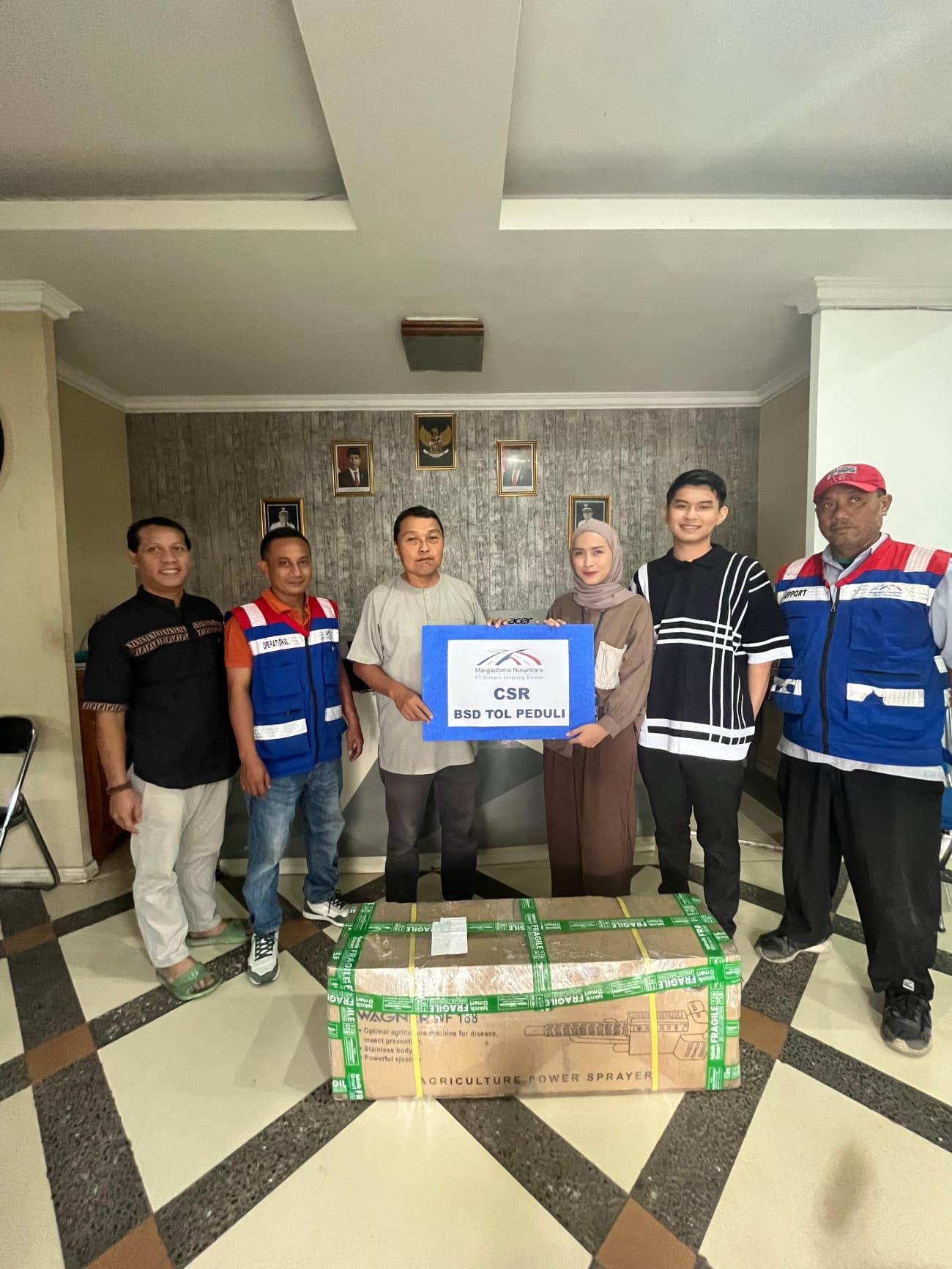 CSR BSD TOL PEDULI 2024 : Penyerahan Alat Fogging untuk Warga Sawah Baru