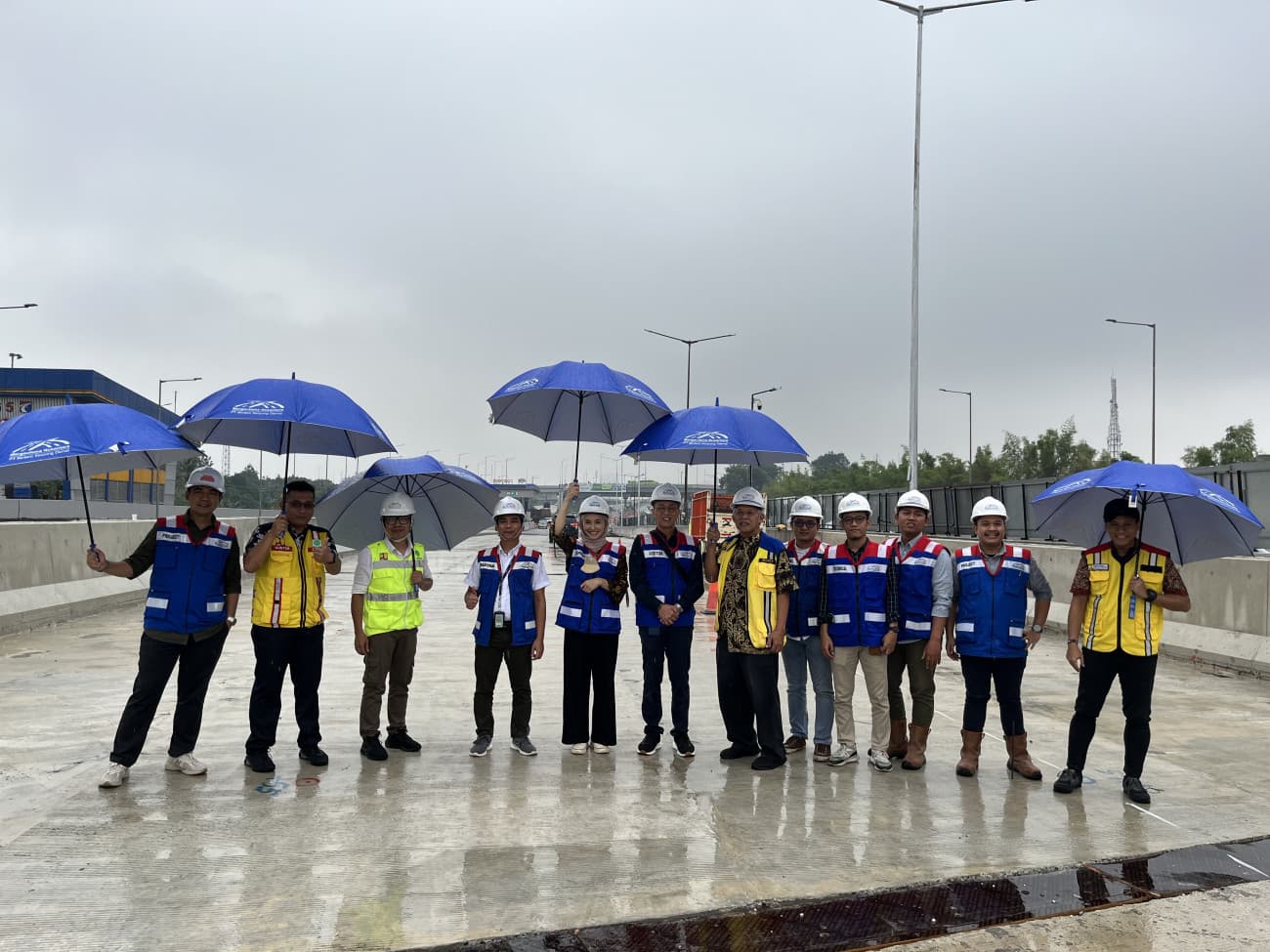 KUNJUNGAN TIM PENILAIAN JALAN TOL BERKELANJUTAN KE TOL BSD, 2023